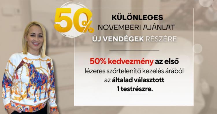 Novemberi akció - kifejezetten az új vendégeim számára! Novemberi akció - kifejezetten az új vendégeim számára!